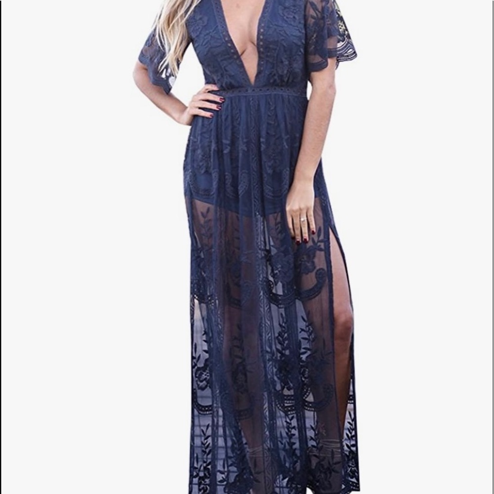 boho sexy! Navy blue, never worn.